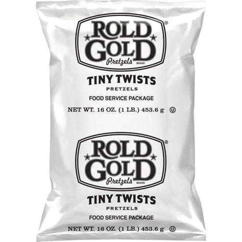 Picture of Rold Gold Pretzels, Tiny, Twists, 16 Oz Bag, 6/Case
