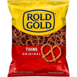 Picture of Rold Gold Thins Pretzels, XVL Size, 3.5 Oz Each, 20/Case