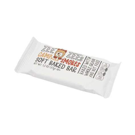 Picture of Zee Zees Soft Baked Campfire Smore Bars, Individually Wrapped, 1.3 Oz Each, 175/Case