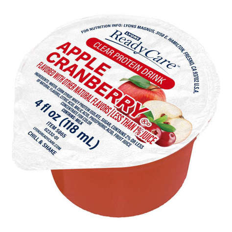 Picture of ReadyCare Apple Cranberry Protein Drinks, 4 Fl Oz Each, 48/Case