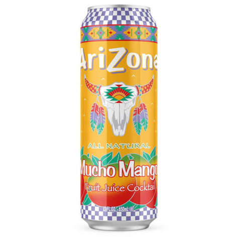Picture of Arizona Mucho Mango Iced Tea, 22 Fl Oz Each, 24/Case