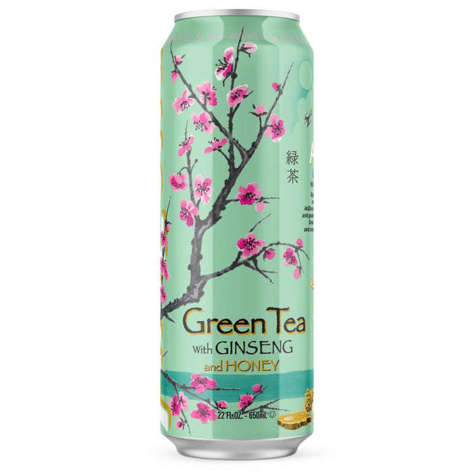 Picture of Arizona Green Iced Tea, 22 Fluid Ounce, 22 Oz Each, 24/Case
